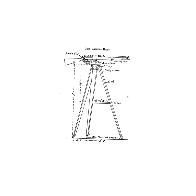Trepied de réglage pour fusil ENFIELD N1 MKIII - Tripod for ENFIELD