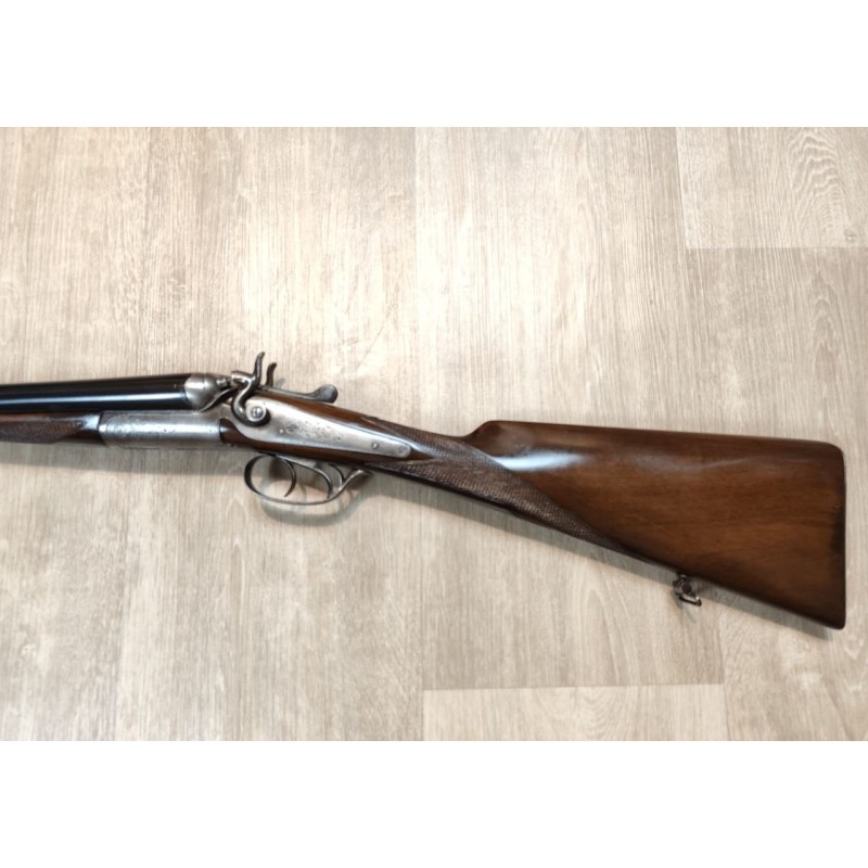 Fusil juxtaposé à chiens extérnes artisan français 16/65 - Collection