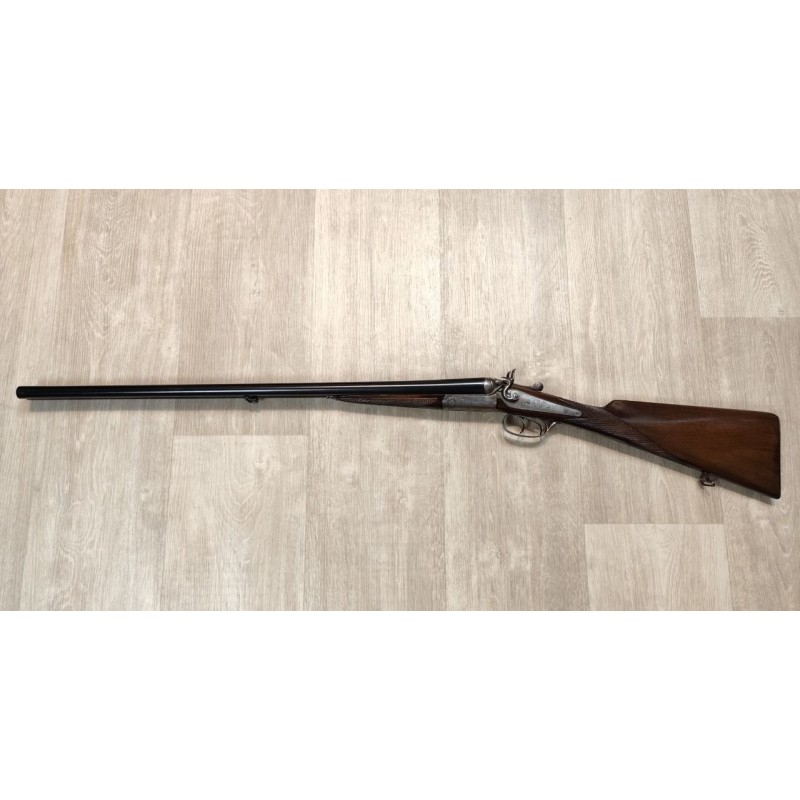 Fusil juxtaposé à chiens extérnes artisan français 16/65 - Collection
