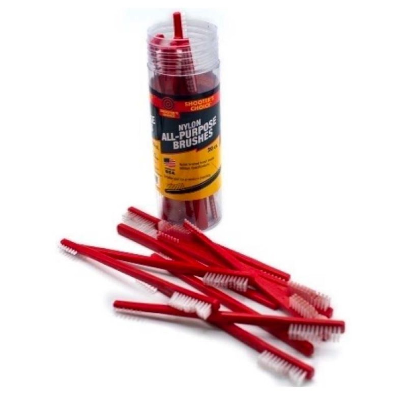 ot de 20 brosses de nettoyage en nylon