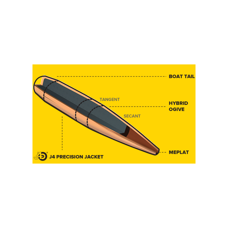 Ogives BERGER HYBRID TARGET - Cal: .30 (.308") - Par boite de 100