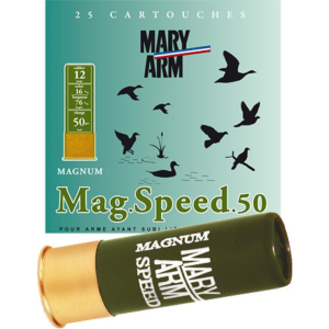 Cartouches MARY ARM MAG.SPEED.50 Cal12/76 50gr N°6 BJ X25