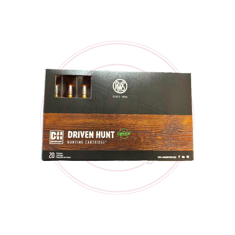 Cartouches RWS DRIVEN HUNT - Cal: 30-06 - 10,7g (165gr) - X20