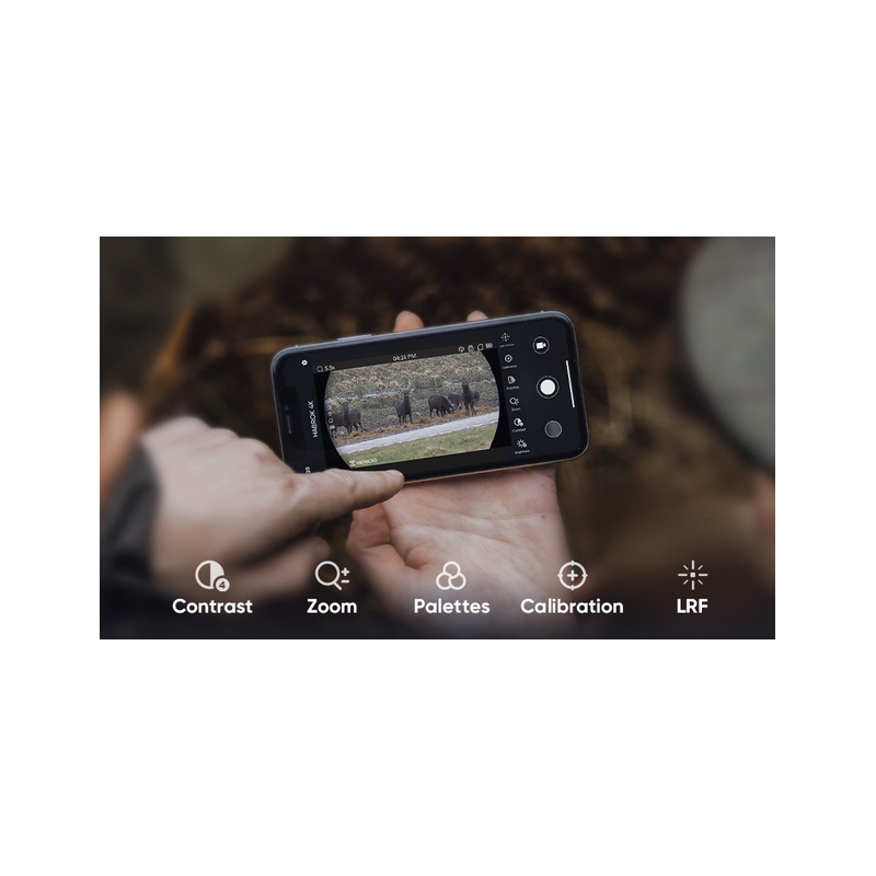 Jumelles de vision thermique HIKMICRO Habrok 4K - HE25LN