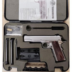 Taurus PT 1911 .45 ACP – Inox mat, 2 chargeurs, mallette, occasion
