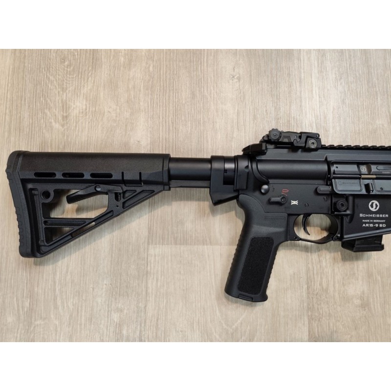Schmeisser AR15-9 SD 9x19 –PCC, modérateur intégré, mallette, occasion