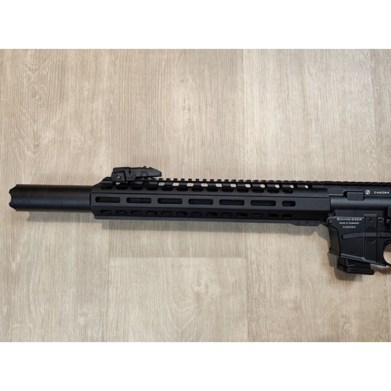 Schmeisser AR15-9 SD 9x19 –PCC, modérateur intégré, mallette, occasion