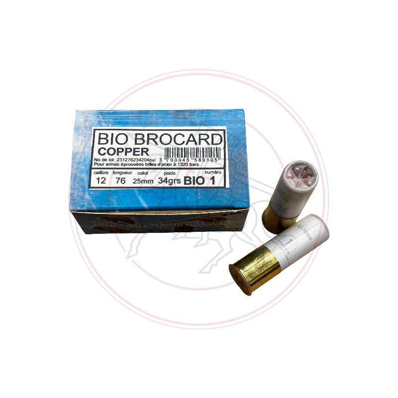 JOCKER BIO BROCARD COPPER (CUIVRE) HP - Cal: 12/76 - 34g - N°1