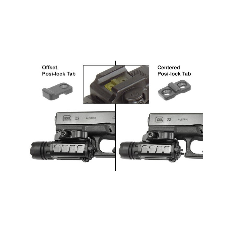 UTG LAMPE TACTIQUE POUR PISTOLET 400 LUMEN - ELP2230-A
