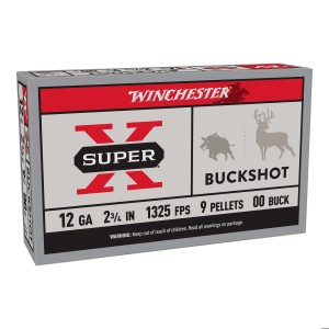 Cartouche Winchester CHEVROTINE  SUPER X - Cal: 12/70mm - 9 grains