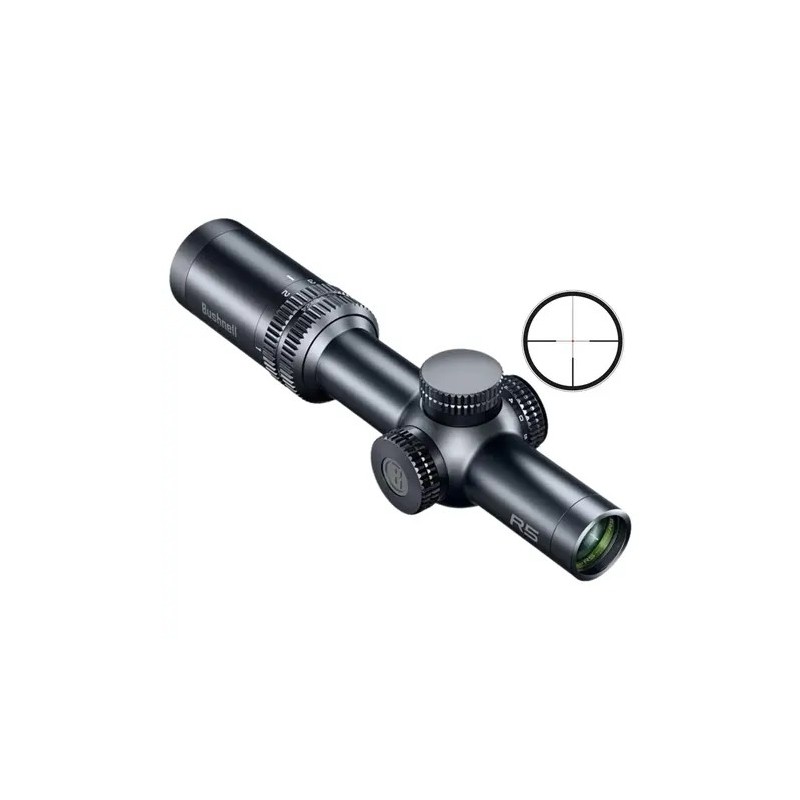 Lunette de battue BUSHNELL R5 - 1-6X24 - Ret: 4A Fiber Dia: 30mm - SFP