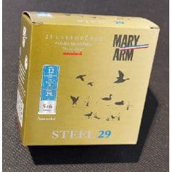 Cartouches MARY ARM STEEL 29 - Cal 12/70 29gr N°5+6BJ X25