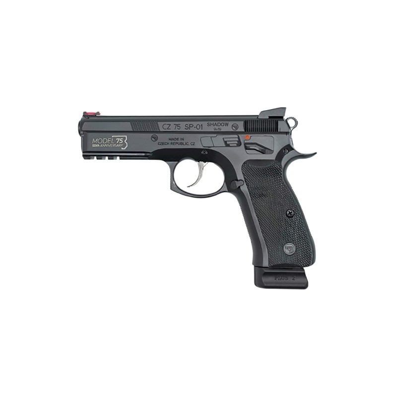 Pistolet CZ 75 SP01 Shadow - Calibre 9x19mm, Performance de Précision
