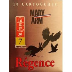 Cartouches MARY ARM REGENCE - Cal16/67 30gr N°7 BG X10