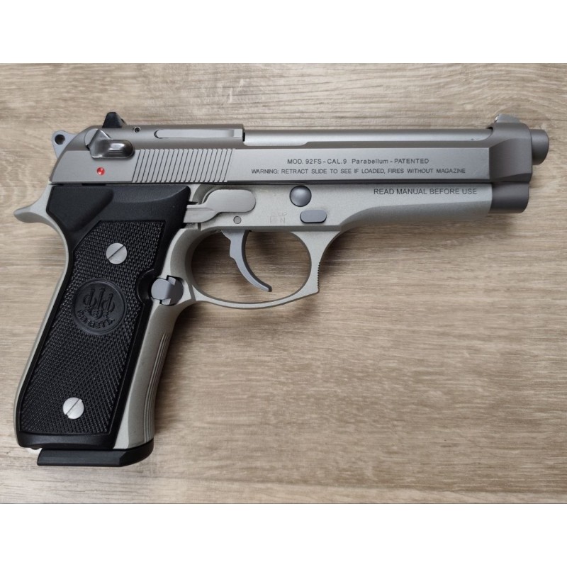 BERETTA 92FS Inox 9x19 – 3 chargeurs – Mallette - Occasion