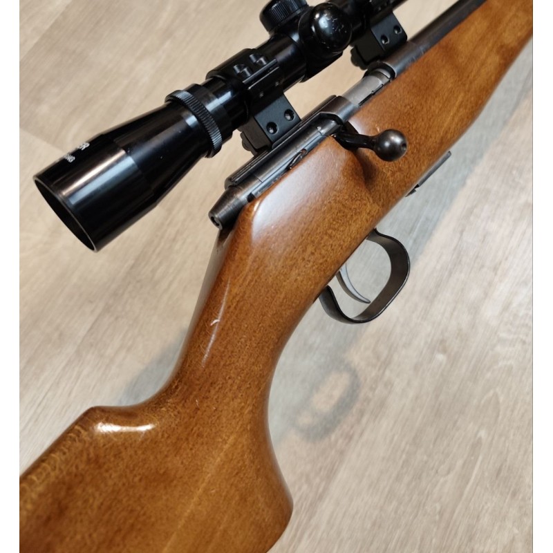 Carabine à verrou KRICO - Calibre .22 LR - Canon 57 cm + Lunette 6x40 (Occasion)