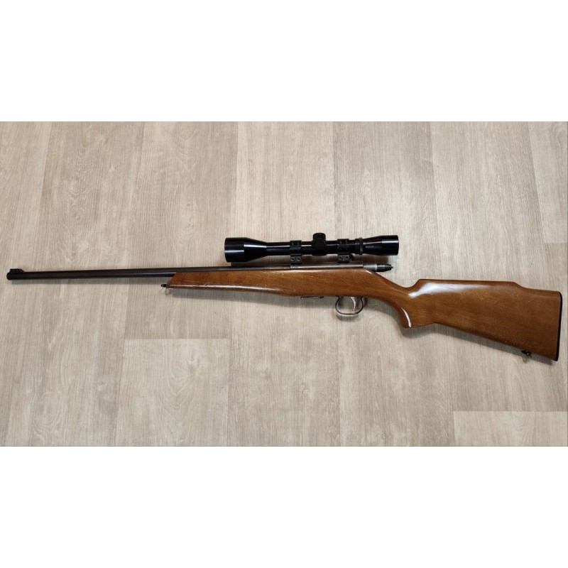 Carabine à verrou KRICO - Calibre .22 LR - Canon 57 cm + Lunette 6x40 (Occasion)