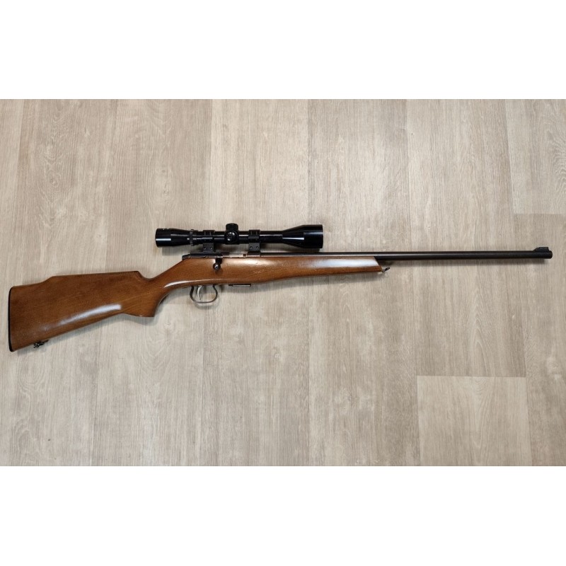Carabine à verrou KRICO - Calibre .22 LR - Canon 57 cm + Lunette 6x40 (Occasion)