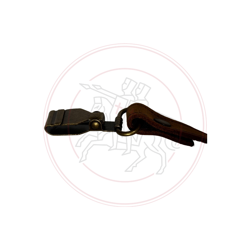 BRETELLE de fusil et carabine en CUIR a MOUSQUETON Rapide