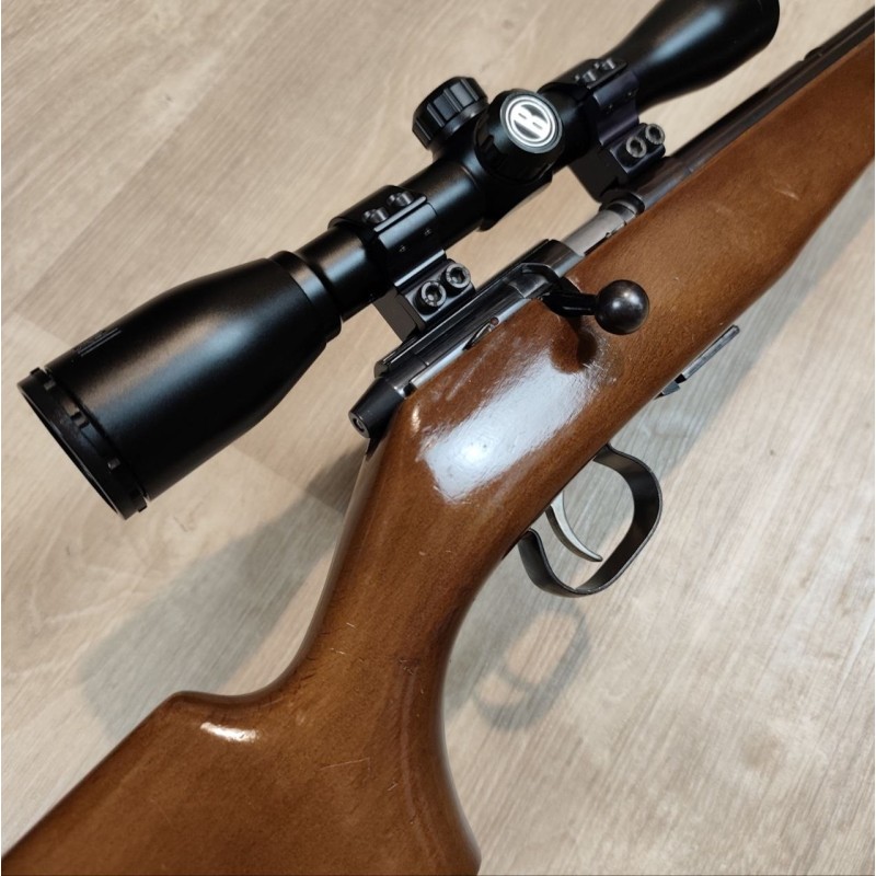 KRICO .22 LR – Carabine à verrou, canon 57cm, lunette 4x35 - Occasion révisée