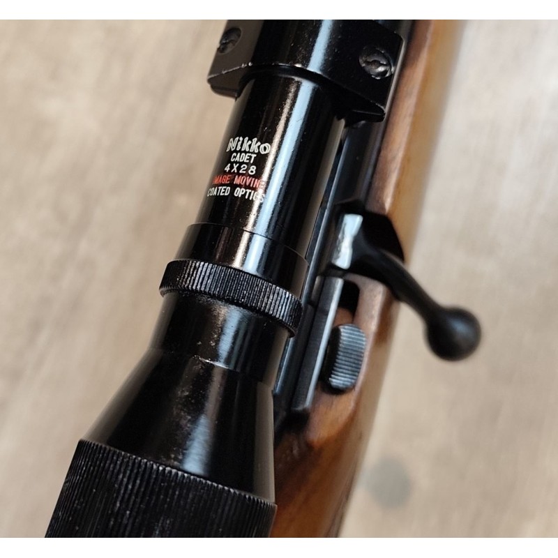 KRICO .22 LR – Carabine à verrou, canon varmint 63cm, avec lunette 4x28 - Occasion révisée