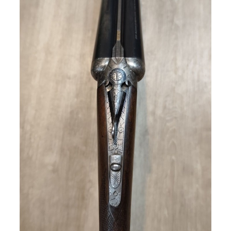 AYA 12/70 – Fusil de chasse juxtaposé gravé occasion