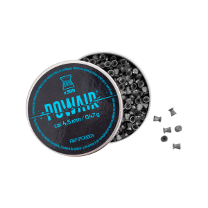 PLOMBS DIABOLO TETE PLATE - POWAIR H&N - cal: 4.5mm - boite de 500