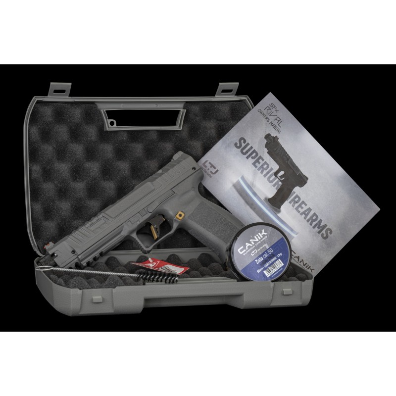 Arme de poing Canik Rival C50 CO2 7,5 J Compétition Argent-Or