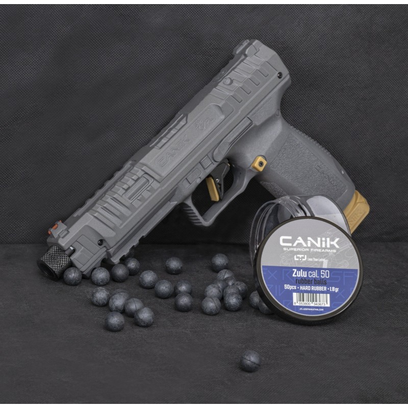 Arme de poing Canik Rival C50 CO2 7,5 J Compétition Argent-Or