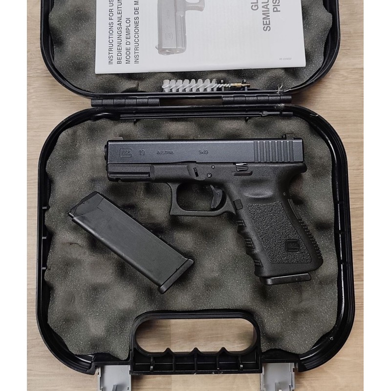 GLOCK 19 Gen 3 9x19 – Police Luxembourgeoise - Visée TRIJICON