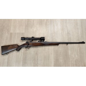 Carabine FN Herstal action Mauser 98, 8x57 IS avec lunette 6x45 et Stecher, occasion révisée