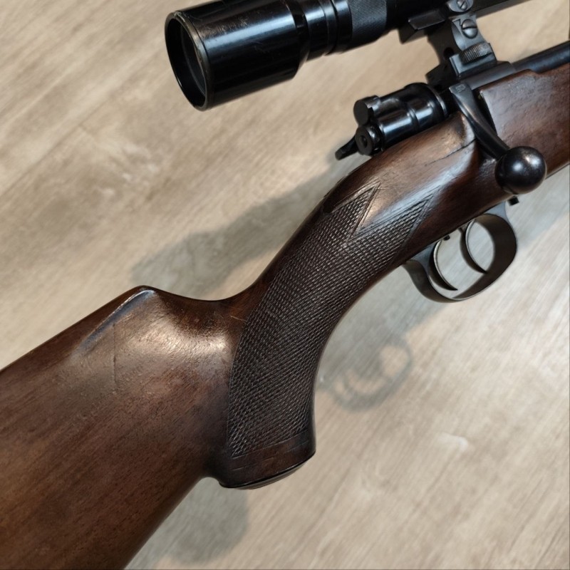 Carabine FN Herstal action Mauser 98, 8x57 IS avec lunette 6x45 et Stecher, occasion révisée