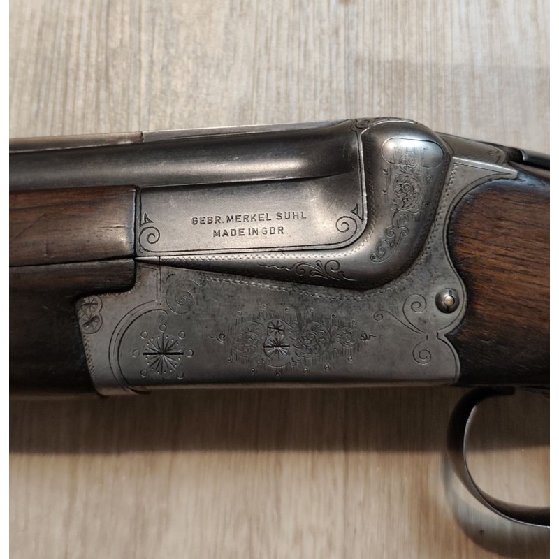 MERKEL Superposé, 12/70, 71cm, fusil de chasse - Occasion révisé/testé