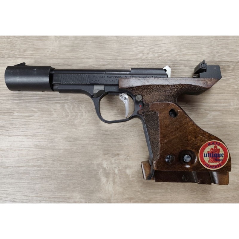 Unique DES-69 .22 LR – Pistolet de tir sportif occasion 1982 - révisé/testé