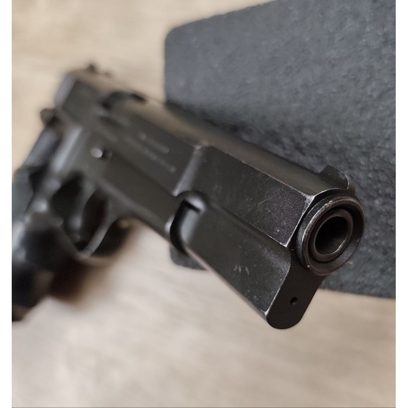 Pistolet FN GP35 Surplus Belge carcasse acier 9x19, occasion révisée