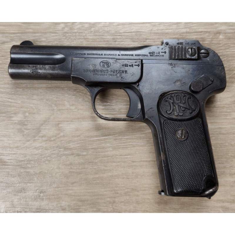 Pistolet FN Browning Modèle 1900 d'occasion - Cal 7,65 - Révisé et testé