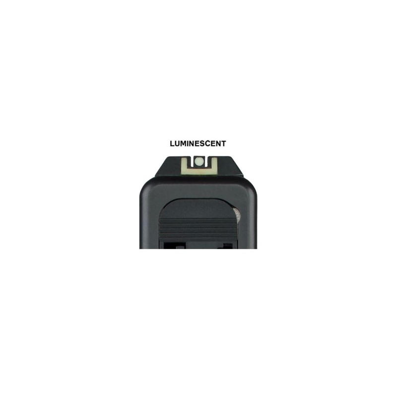 Hausse Glock acier luminescente 6,5 mm