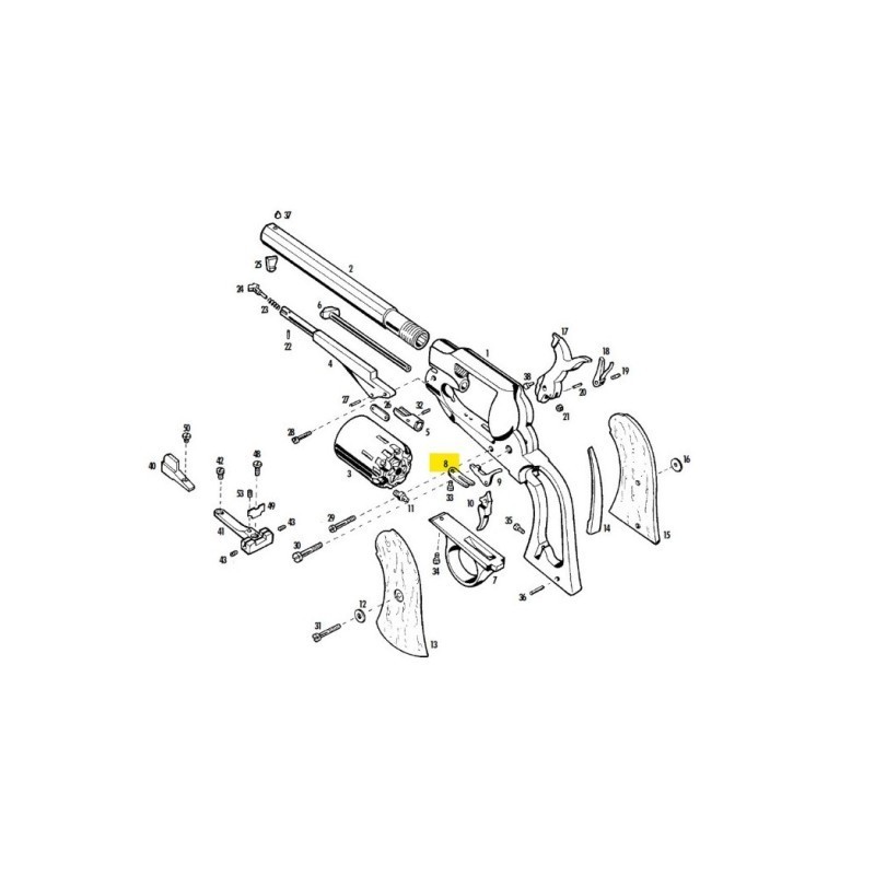RESSORT DETENTE ARRETOIR RM BILAME PIETTA 1858