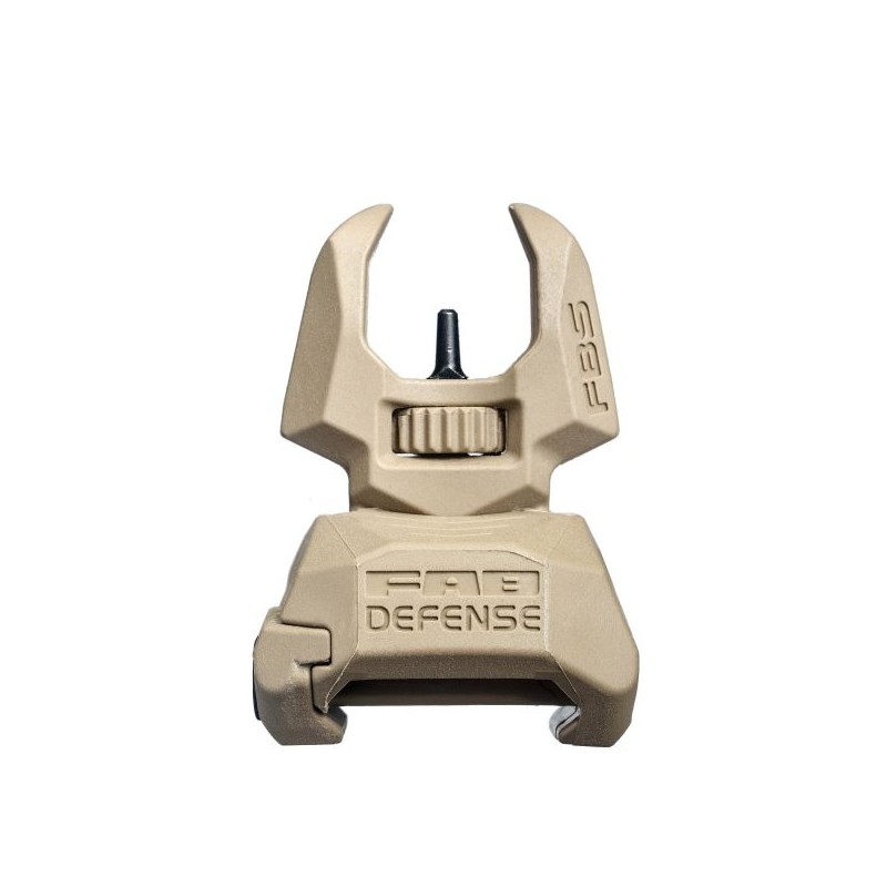 Organe de visée arrière FAB Defense FBS Visée Flip Up TAN