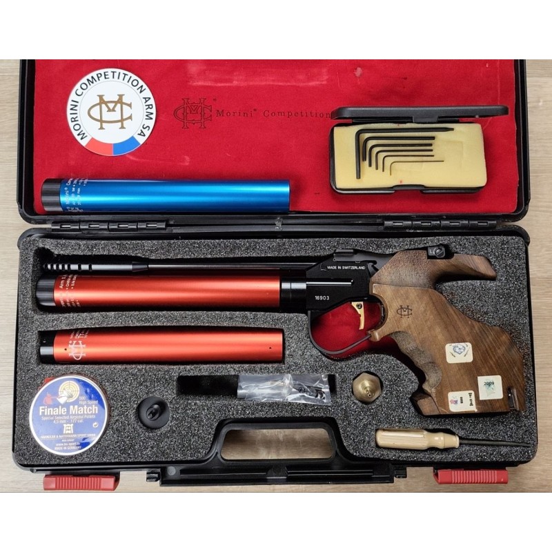 Pistolet MORINI CM 162 EI 4,5 mm – Occasion, proche du neuf