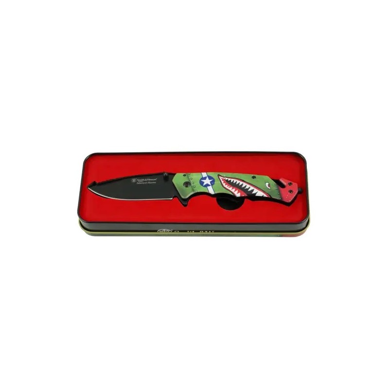 Couteau Fighter Plane Smith & Wesson