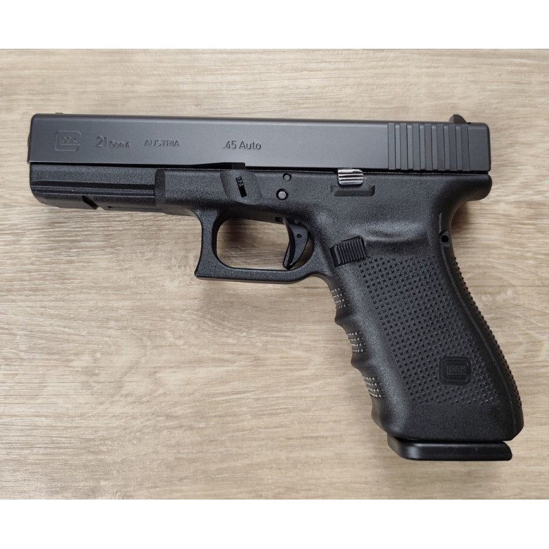 Glock 21 Gen 4 .45 ACP d'Occasion Révisé - Bon État complet en Mallette