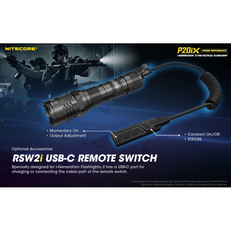 interrupteur déporté NITECORE RSW2I