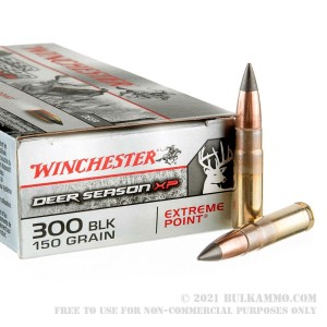 WINCHESTER 300 BLACK Deer Season XP 150GR - Boite 20 unités