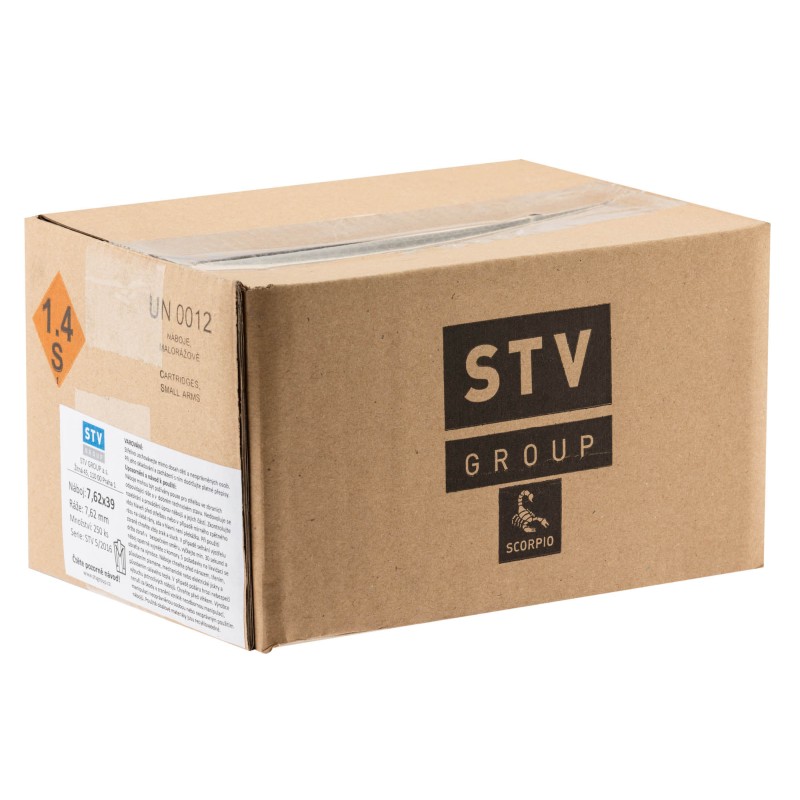 MUNITIONS STV SCORPIO 7.62 X 39 FMJ BERDAN PAR 500