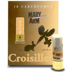 Cartouches MARY ARM CROISILLON Cal 16/67 30G BG DOUX PB6X10