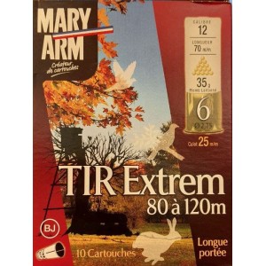 Cartouches MARY ARM TIR EXTREM Cal 12/70 35gr BJ N°6 X10