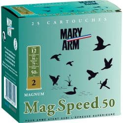 Cartouches MARY ARM MAG.SPEED.50 Cal12/76 50gr N°2 BJ X25