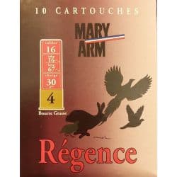 Cartouches MARY ARM REGENCE - Cal16/67 30gr N°4 BG X10