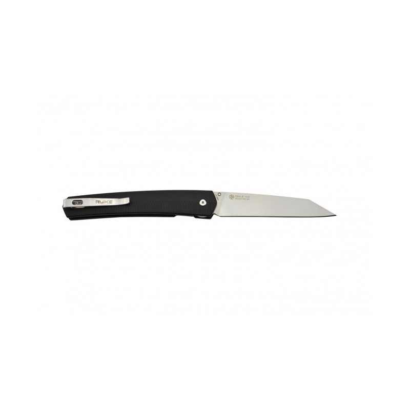 RUIKE KNIFE Lame blache Manche noir